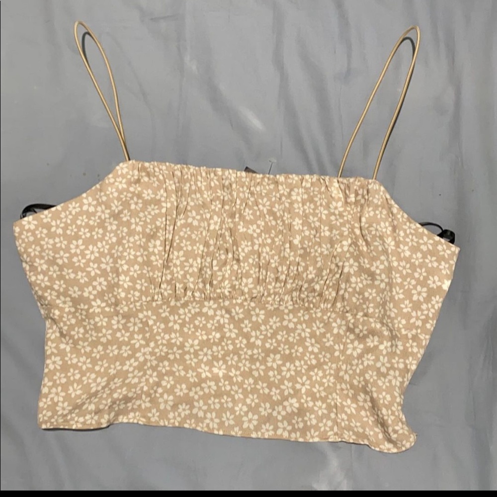 Floral crop top